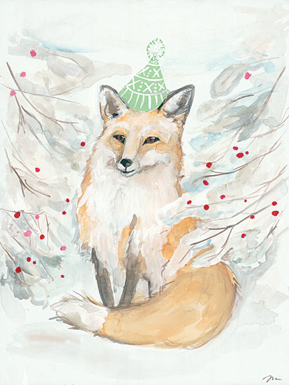 Jessica Mingo JM351 - JM351 - Snowy Fox - 12x16 Fox, Winter, Snow, Humorous from Penny Lane