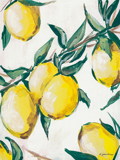 Jessica Mingo JM363 - JM363 - Lemon Branch - 12x16 Lemons, Lemon Branch, Fruit, Kitchen, Citrus from Penny Lane