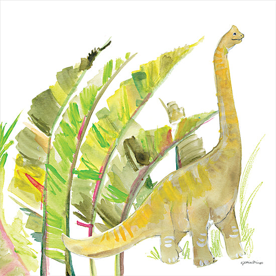 Jessica Mingo JM427 - JM427 - Brachiosaurus - 12x12 Dinosaur, Brachiosaurus, Boys, Children, Abstract from Penny Lane