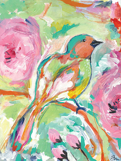 Jessica Mingo JM437 - JM437 - St. Vincent's Birds 1 - 12x16 Birds, Flowers, Abstract, Tropical from Penny Lane