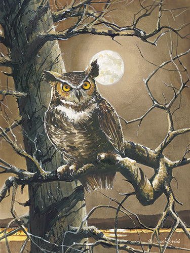 John Rossini JR339 - The Sentinel - Owl, Tree from Penny Lane Publishing