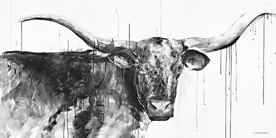 Kamdon Kreations KAM273 - KAM273 - Wyatt - 18x9 Abstract, Cow, Longhorn Cow from Penny Lane