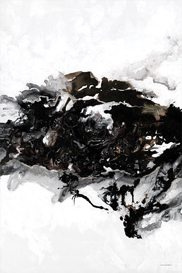 Kamdon Kreations KAM377 - KAM377 - Eruption - 12x16 Abstract, Black & White, Contemporary from Penny Lane