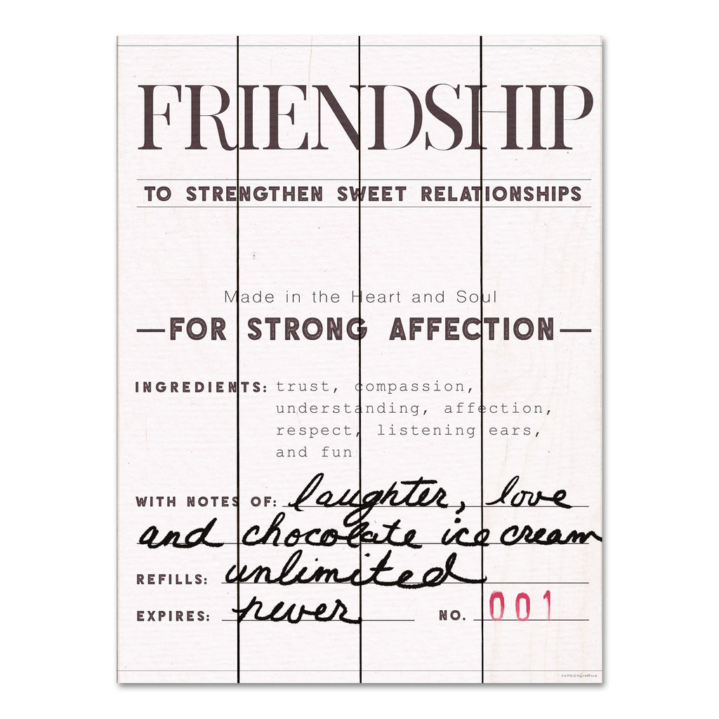 Kamdon Kreations KAM437PAL - KAM437PAL - Friendship - 12x16 Friendship, What are Friends, Whimsical, Tween, Typography, Signs from Penny Lane