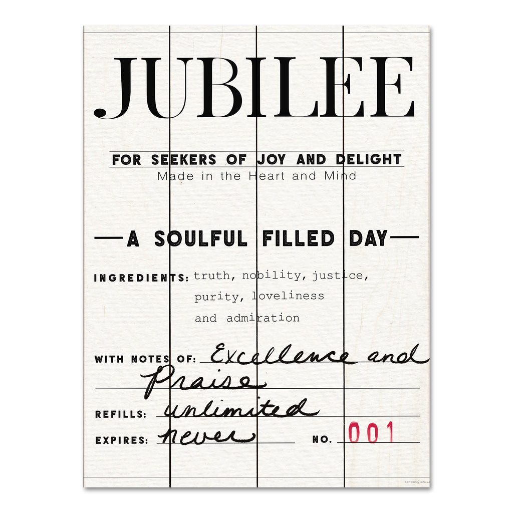 Kamdon Kreations KAM438PAL - KAM438PAL - Jubilee - 12x16 Jubilee, , What it means to be Jubilant, Happy, Whimsical, Tween, Typography, Signs from Penny Lane