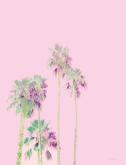 Kamdon Kreations KAM863 - KAM863 - Pink Paradise - 12x16 Tropical, Trees, Palm Trees, Pink, Green, Purple from Penny Lane
