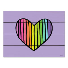 KCA144PAL - Rainbow Heart - 16x12