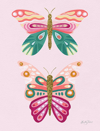Kelley Talent KEL281 - KEL281 - Colorful Butterflies V - 12x16 Butterflies, Colorful Butterflies from Penny Lane