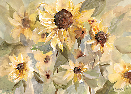 Kelley Talent KEL373 - KEL373 - Field of Sunflowers - 18x12 Flowers, Sunflowers, Fall Flowers, Abstract, Watercolor from Penny Lane