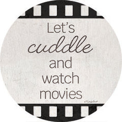 KEL403RP - Let's Cuddle and Watch Movies - 18x18