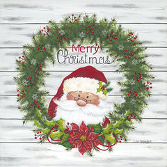 KEN1254 - Christmas Santa Wreath    - 12x12