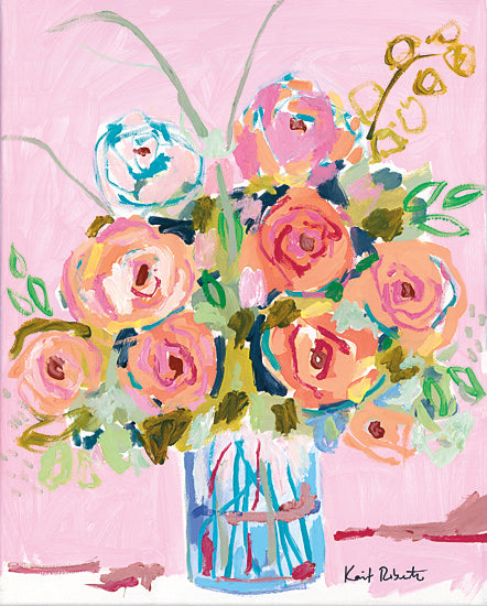 Kait Roberts KR466 - KR466 - Dreaming in Ballet Slipper Pink - 12x16 Flowers, Bouquet, Vase, Still Life from Penny Lane
