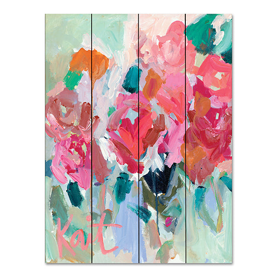 Kait Roberts KR808PAL - KR808PAL - Plant Dreams - 12x16 Abstract, Flowers, Pink Flowers, Contemporary from Penny Lane