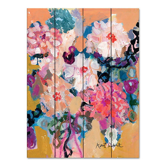 Kait Roberts KR811PAL - KR811PAL - Cultivate Creativity - 12x16 Abstract, Flowers, Rainbow Colors, Bouquet, Vase, Contemporary from Penny Lane