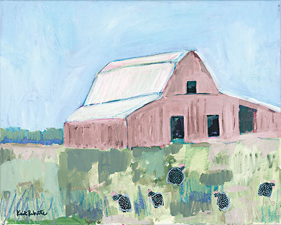 Kait Roberts KR821 - KR821 - Pastel Barn II - 16x12 Abstract, Barn, Pastel, Neutral, Landscape from Penny Lane