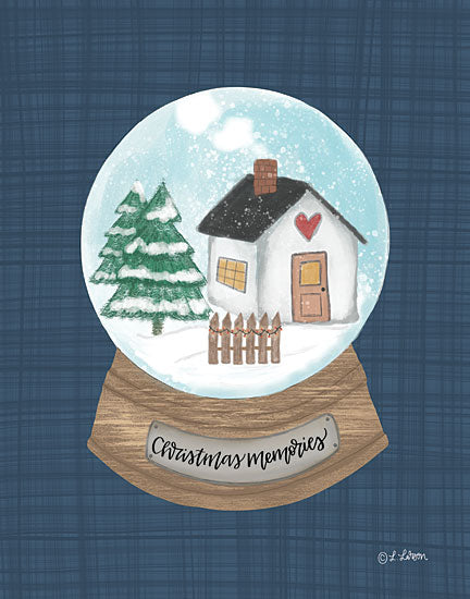 Lisa Larson LAR471 - LAR471 - Christmas Memories Snow Globe I - 12x16 Christmas Memories Snow Globe, Snow Globe, Christmas, Holidays from Penny Lane