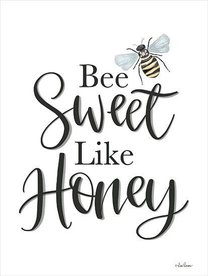 Lisa Larson LAR482 - LAR482 - Bee Sweet Like Honey     - 12x16 Be Sweet Like Honey, Bees, Be Sweet, Insects, Whimsical, Typography, Signs from Penny Lane
