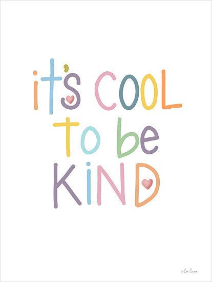 Lisa Larson LAR540 - LAR540 - It's Cool to be Kind - 12x16  Inspirational, It's Cool to be Kind, Typography, Signs, Textual Art, Children, Rainbow Colored from Penny Lane