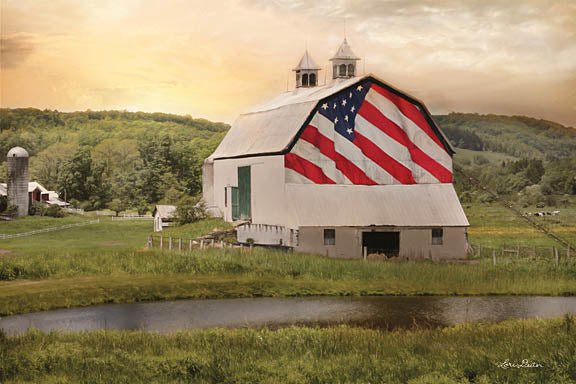 Lori Deiter LD1056 - Flag Barn - USA, Barn, Farm, Patriotic from Penny Lane Publishing