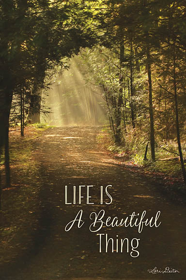 Lori Deiter LD1096 - Life is a Beautiful Thing - Trees, Nature, Sun Beams, Inspirational from Penny Lane Publishing
