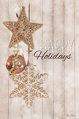 LD1121 - Gold Sparkle Happy Holidays - 12x18