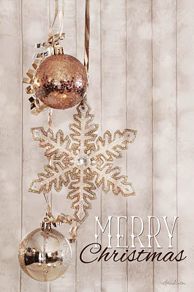 Lori Deiter LD1122 - Gold Sparkle Merry Christmas - Holidays, Ornaments, Star from Penny Lane Publishing