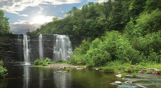 Lori Deiter LD1127 - Salmon River Falls - Waterfalls, Trees, Rocks from Penny Lane Publishing