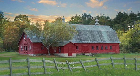 Lori Deiter LD1133 - Fenced In - Barn, Farm, Fence, Landscape from Penny Lane Publishing