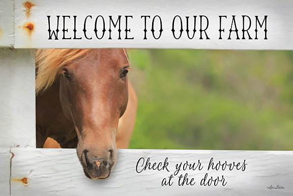 Lori Deiter LD1140 - Welcome Horse - Horse, Welcome, Farm, Greeting, Signs, Fence from Penny Lane Publishing