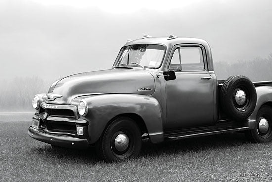 Lori Deiter LD1678 - LD1678 - 1954 Chevy Pick-Up   - 18x12 Photography, Truck, Chevy, Vintage, Black & White from Penny Lane