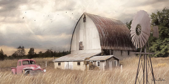 Lori Deiter LD1680 - LD1680 - Henderson Bay Farm   - 18x9 Barn, Windmill, Truck, Vintage, Farm Life, Birds from Penny Lane