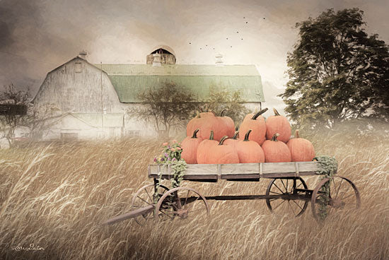 Lori Deiter LD1813 - LD1813 - Pumpkin Harvest     - 18x12 Photography, Barn, Pumpkins, Trees, Landscape from Penny Lane