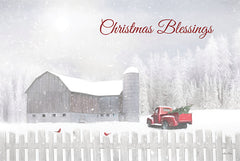 LD1858 - Christmas Blessings with Truck - 18x12