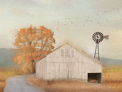 LD1880 - Fall Barn in Muir   - 16x12