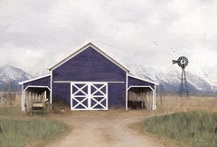 LD1959 - Navy Barn in Tetons     - 18x12