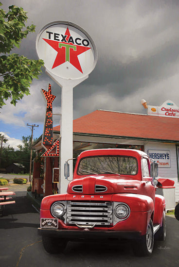Lori Deiter LD1984 - LD1984 - Old Guys Rule - 12x18 Photography, Truck, Vintage, Gas Station from Penny Lane