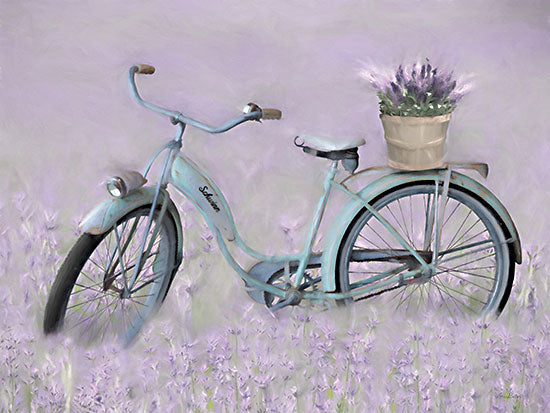 Lori Deiter LD2290 - LD2290 - Bicycle in Lavender - 16x12 Bike, Bicycle, Flowers, Lavender, Lavender Field, Photography from Penny Lane