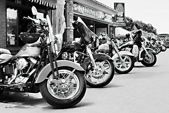 Lori Deiter LD2338 - LD2338 - Bike Week   - 18x12 Motorcycles, Town, Street, Masculine, Photography, Black & White from Penny Lane