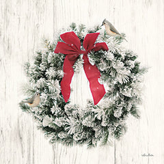 LD2407 - Titmouse Christmas Wreath - 12x12