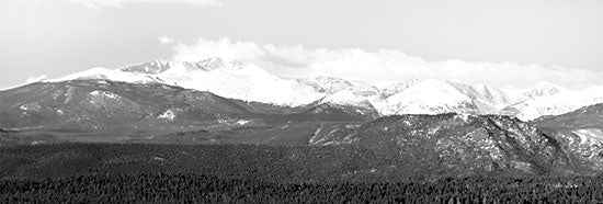 Lori Deiter LD2433 - LD2433 - Longs Peak   - 18x6 Longs Peak, Rocky Mountain National Park, Mountains, Black & White, Photography from Penny Lane