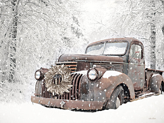 Lori Deiter LD2619 - LD2619 - Another Year Gone By - 16x12 Truck, Rusty Truck, Winter, Snow, Road, Trees, Photography from Penny Lane