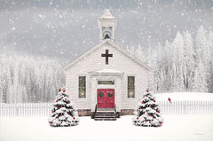 LD2663 - Little White Church    - 18x12