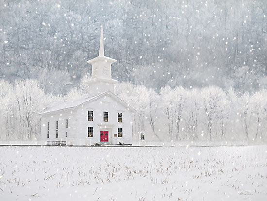 Lori Deiter LD2666 - LD2666 - Bradford County Church - 16x12 Church, Winter, Country, Religion, Snow, Winter, Photography from Penny Lane