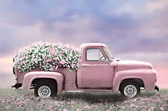 LD2691 - Pink Floral Truck - 18x12