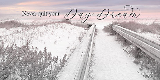 Lori Deiter LD2740 - LD2740 - Never Quit Your Day Dream - 18x9 Never Quit Your Day Dream, Day Dream, Coastal, Sand, Paths, Flowers, Coastal, Signs from Penny Lane