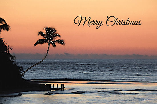 Lori Deiter LD2753 - LD2753 - Palm Tree Christmas - 18x12 Merry Christmas, Beach, Ocean, Palm Tree, Coastal, Tropical, Photography from Penny Lane