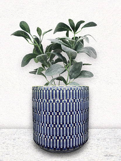 Lori Deiter LD2779 - LD2779 - Cool Blue - 12x16 Plants, House Plants, Greenery, Blue & White Vase, Still Life, Photography from Penny Lane