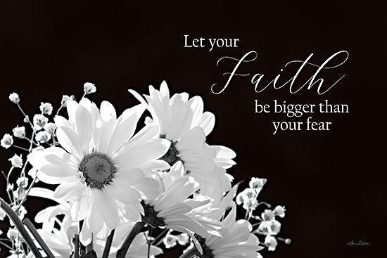 Lori Deiter LD2794 - LD2794 - Let Your Faith Be Bigger - 18x12 Let Your Faith Be Bigger, Photography, Flowers, Black & White, Religious, Typography, Signs from Penny Lane