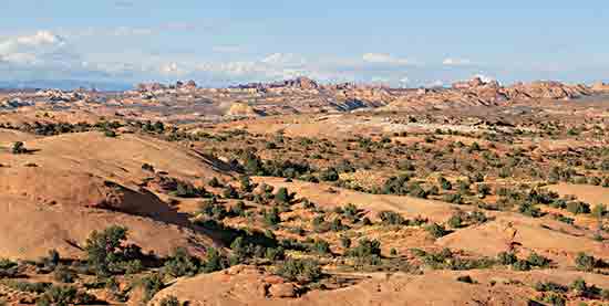 Lori Deiter LD2851 - LD2851 - Moab Sand Flats II - 18x9 Moab Sand Flats, Moab, Utah, Landscape, Photography  from Penny Lane
