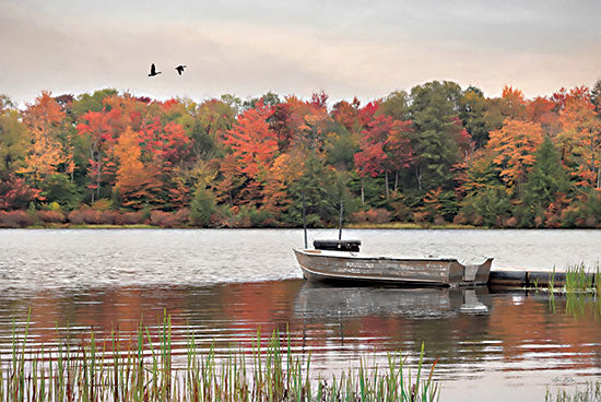 Lori Deiter LD3024 - LD3024 - Let's Go Fishing - 18x12 Photography, Lake, Rowboat, Fall, Autumn, Trees, Photography, Landscape from Penny Lane